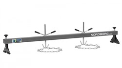 Стенд для вывешивания двигателей 500 кг, L=180 см, серый NORDBERG N3005L(G) - фото 76025